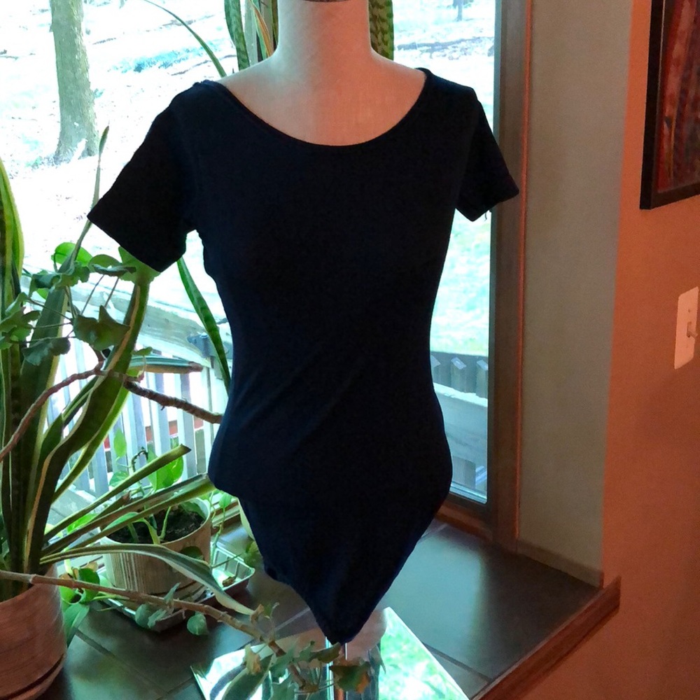 📍📍📍FINAL PRICE📍📍📍  VINTAGE Navy Danskin Bodysuit